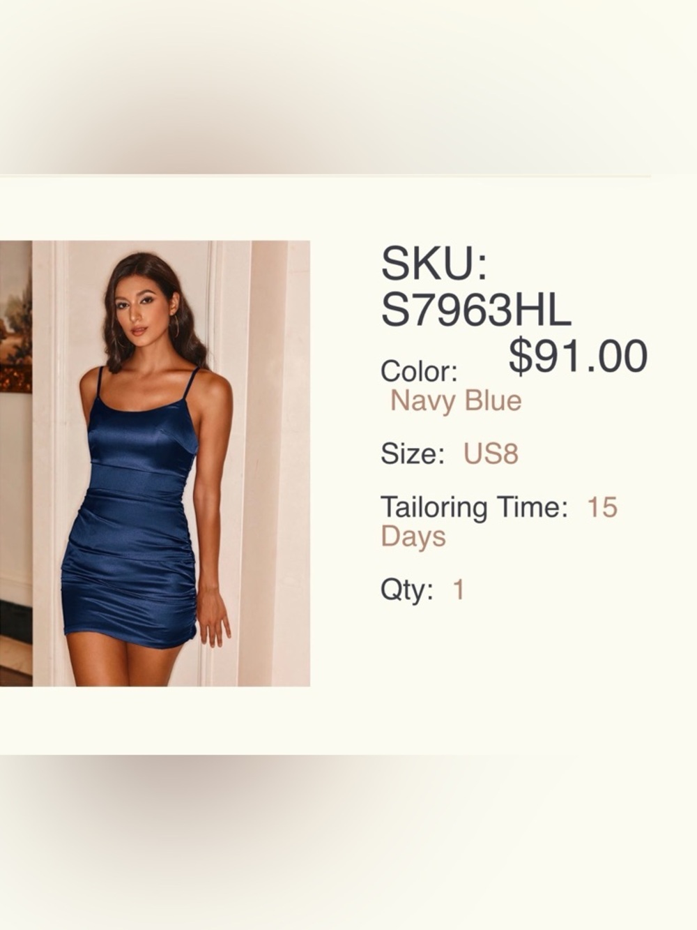 Navy Blue dress